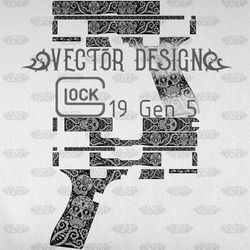 VECTOR DESIGN Glock19 gen5 "Candy skulls"