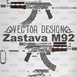 VECTOR DESIGN Zastava M92 Scrollwork