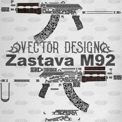 VECTOR DESIGN Zastava M92 Scrollwork gothic