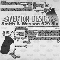 VECTOR DESIGN Smith & Wesson 629 8in Scrollwork