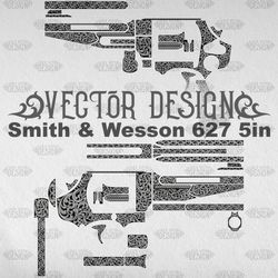 VECTOR DESIGN Smith & Wesson 627 5in Scrollwork