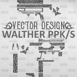 VECTOR DESIGN Walther PPK S Classic Scrollwork