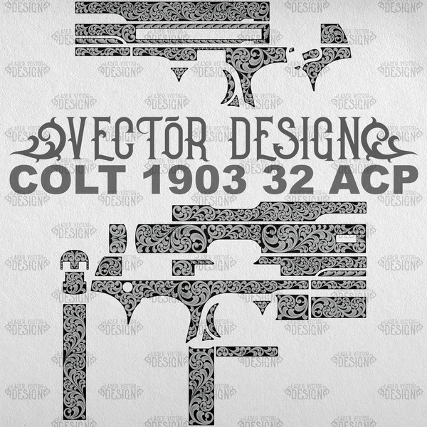 VECTOR DESIGN Colt 1903 32 ACP Scroll 1.jpg