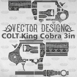 VECTOR DESIGN Colt King Cobra 3in "Aztec calendar"