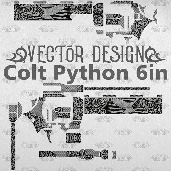 VECTOR DESIGN Colt Python 6in American eagle 1.jpg