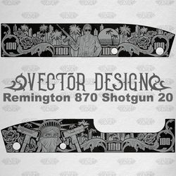 VECTOR DESIGN Remington 870 Shotgun 20 "LA gangster"