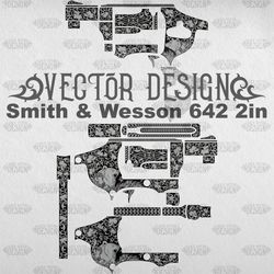 VECTOR DESIGN Smith & Wesson 642 2in "Bear and Scrolls"