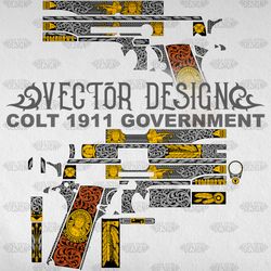 VECTOR DESIGN Colt 1911 government "Tomahawk"