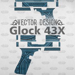 VECTOR DESIGN Glock 43X "TIKI"