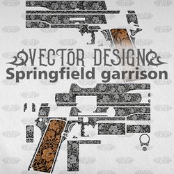 VECTOR DESIGN Springfield garrison "Khokhloma"