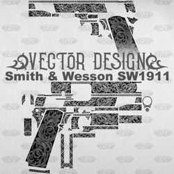 VECTOR DESIGN Smith & Wesson SW1911 Scrollwork