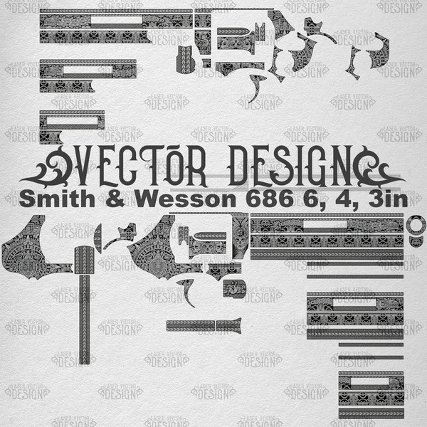 VECTOR DESIGN Smith & Wesson 686 6 4 3in Aztec calendar 1.jpg
