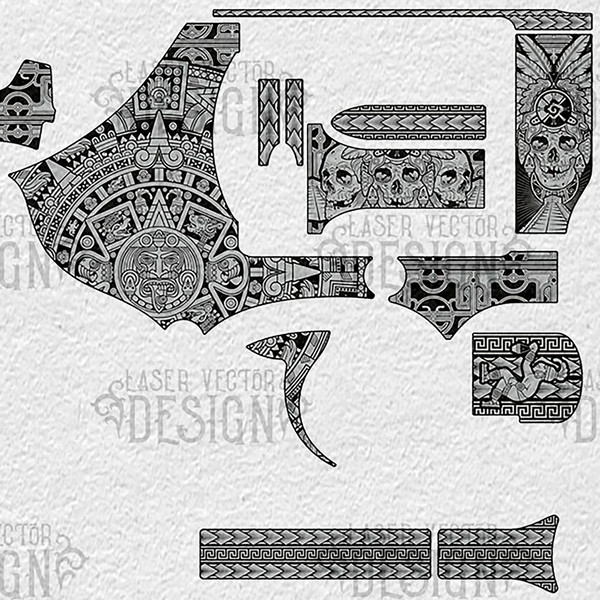 VECTOR DESIGN Smith & Wesson 686 6 4 3in Aztec calendar 2.jpg
