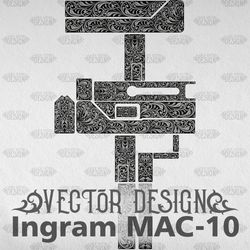 VECTOR DESIGN Ingram MAC-10 Scrollwork