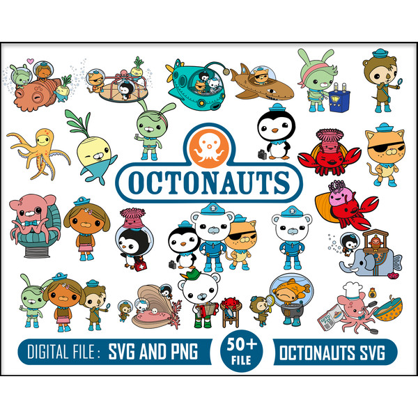 Octonauts Svg Bundle, Octonauts Svg, Octonauts Vector, Octon - Inspire ...