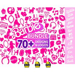 barbie bundle svg, barbie vector, barbie logo, barbie birthday, barbie print svg, barbie print svg, barbie digital downl