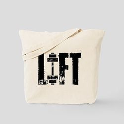 weight lifting penguin tote bag 26, tote bag, sport bag, student tote