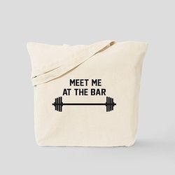 weight lifting penguin tote bag 3, tote bag, sport bag, student tote