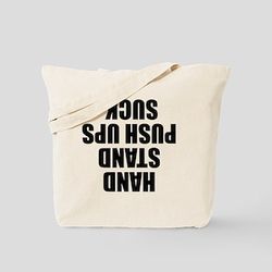 weight lifting penguin tote bag 33, tote bag, sport bag, student tote