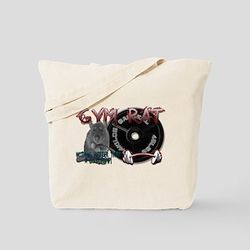 weight lifting penguin tote bag 38, tote bag, sport bag, student tote