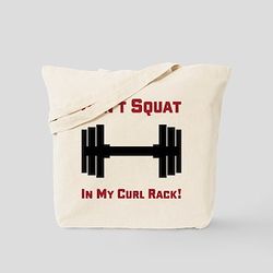 weight lifting penguin tote bag 44, tote bag, sport bag, student tote