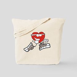 weight lifting penguin tote bag 50, tote bag, sport bag, student tote