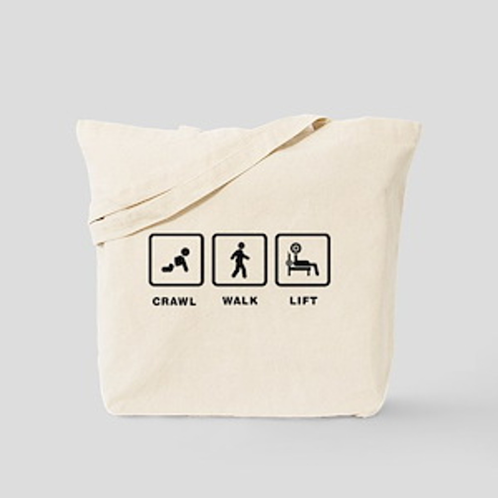 Weight lifting penguin Tote Bag 51.jpg