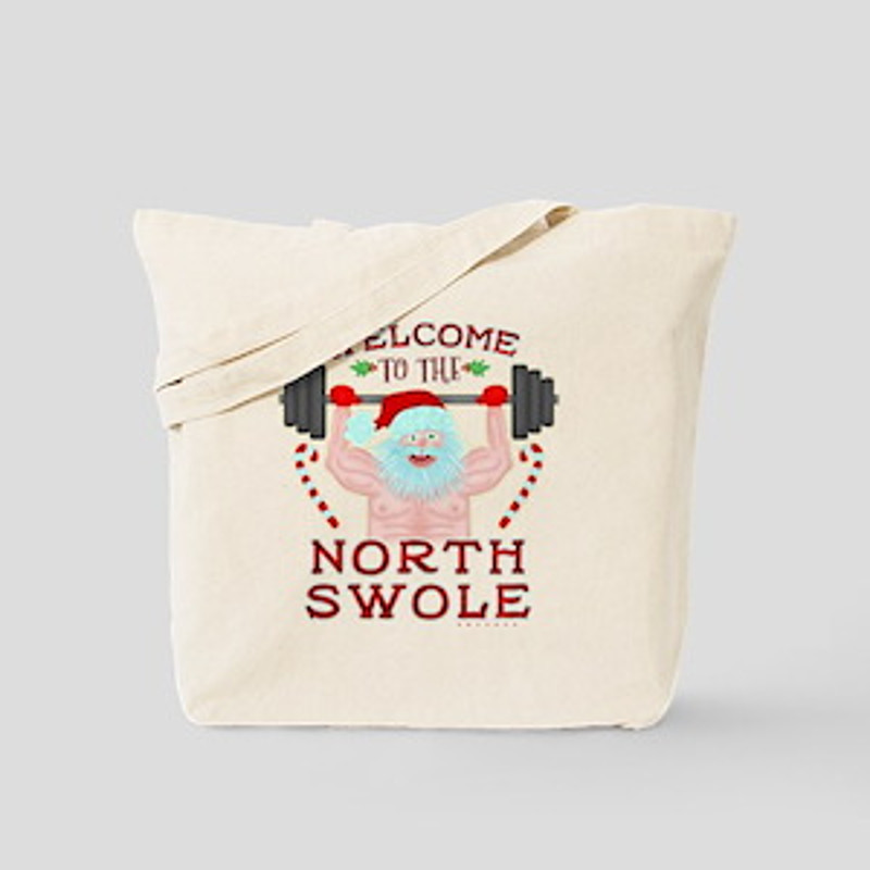 Weight lifting penguin Tote Bag 6.jpg