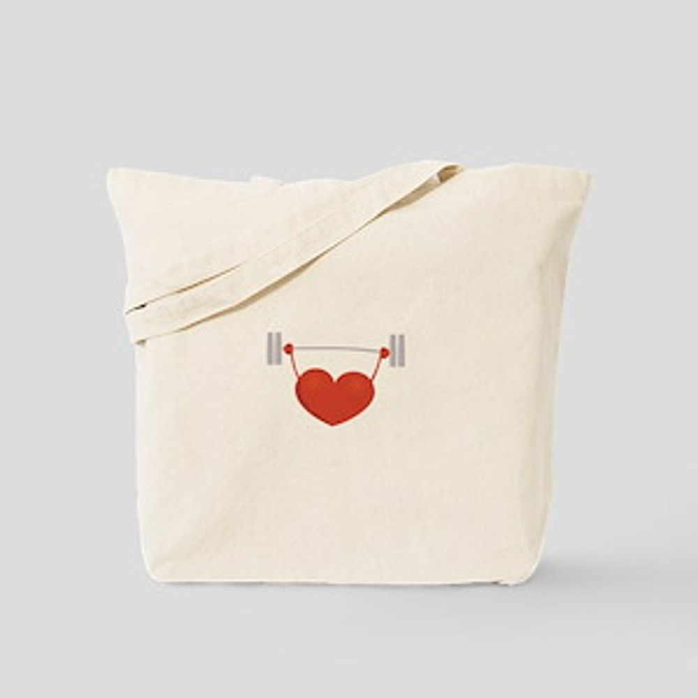 Weight lifting penguin Tote Bag 88.jpg