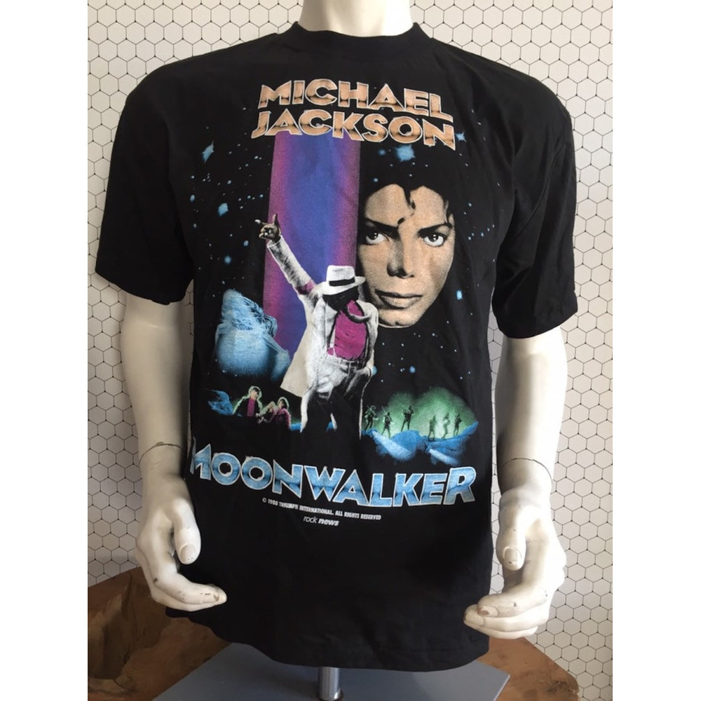 1988 Vintage Michael Jackson Moonwalker Tee Shirt Extremely Rare - Bluefink 2.jpg