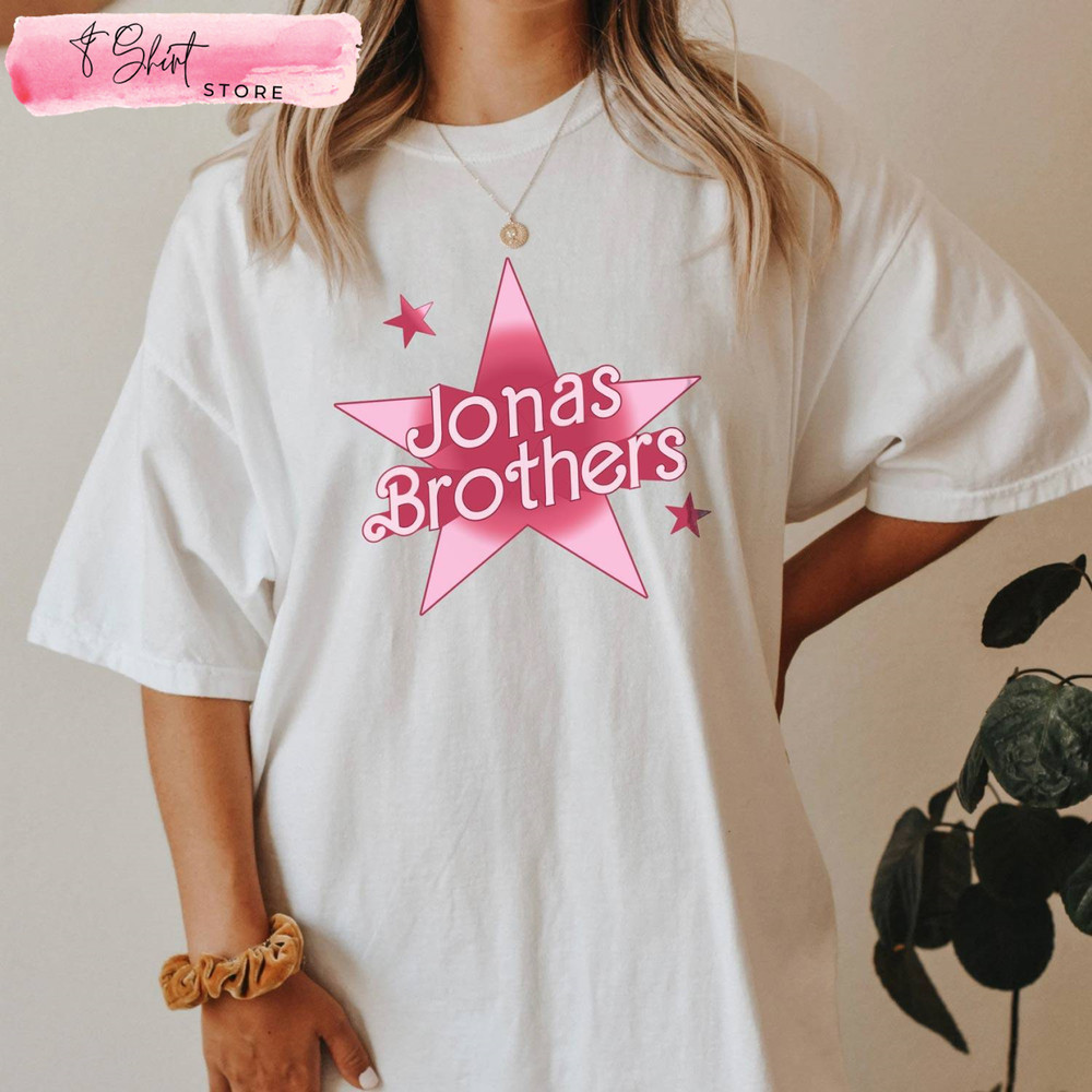 Retro Jonas Brothers Shirt Five Albums One Night Tour Tee - Happy Place for Music Lovers.jpg