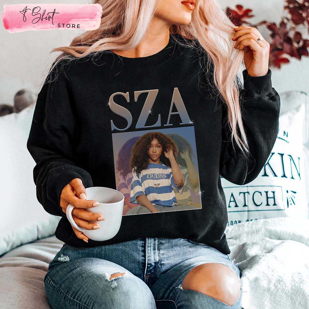 SZA Graphic Tee SZA Vintage Shirt Cool Gift for SZA Fans - Happy Place for Music Lovers.jpg