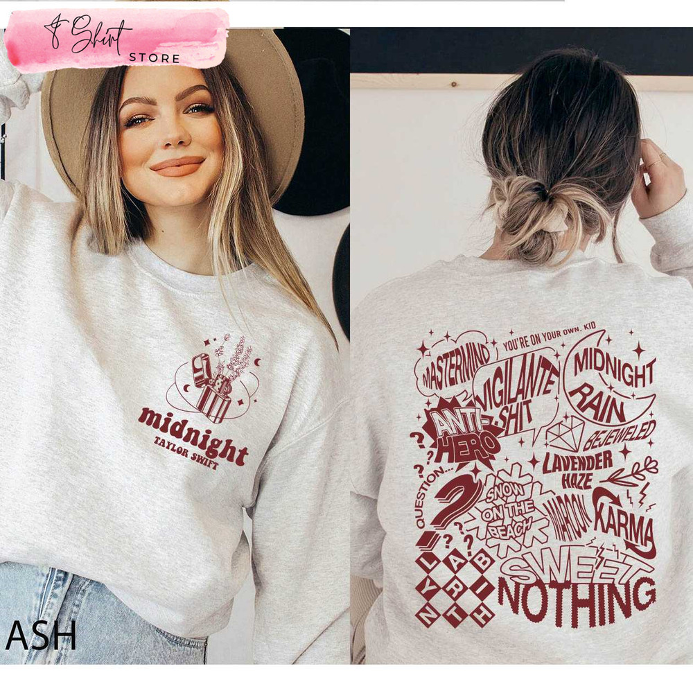 Taylor Swift T Shirt Song Midnights Album Gifts for Swifties - Happy Place for Music Lovers.jpg