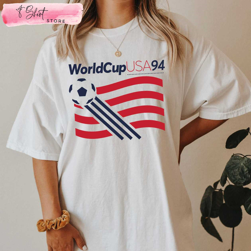 Vingtage USA World Cup Shirt 94 Gift for Soccer Lover - Happy Place for Music Lovers.jpg