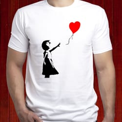 banksy rubic cube art t shirt, banksy art t shirt, banksy graffiti tshirt, banksy street art tee, banksy urban shirt, po