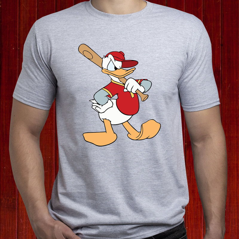 Baseball Donald t-shirt Donald Duck t shirt Baseball tshirt MLB shirt Disney Baseball tee Baseball Coach shirt Coach Donald (T116).jpg