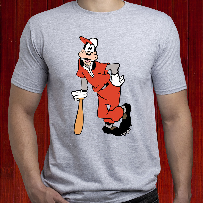 Baseball Goofy t-shirt Disney Goofy t shirt MLB tshirt Baseball shirt Disney Sport tee Baseball Hitter shirt Sports tee (T118).jpg