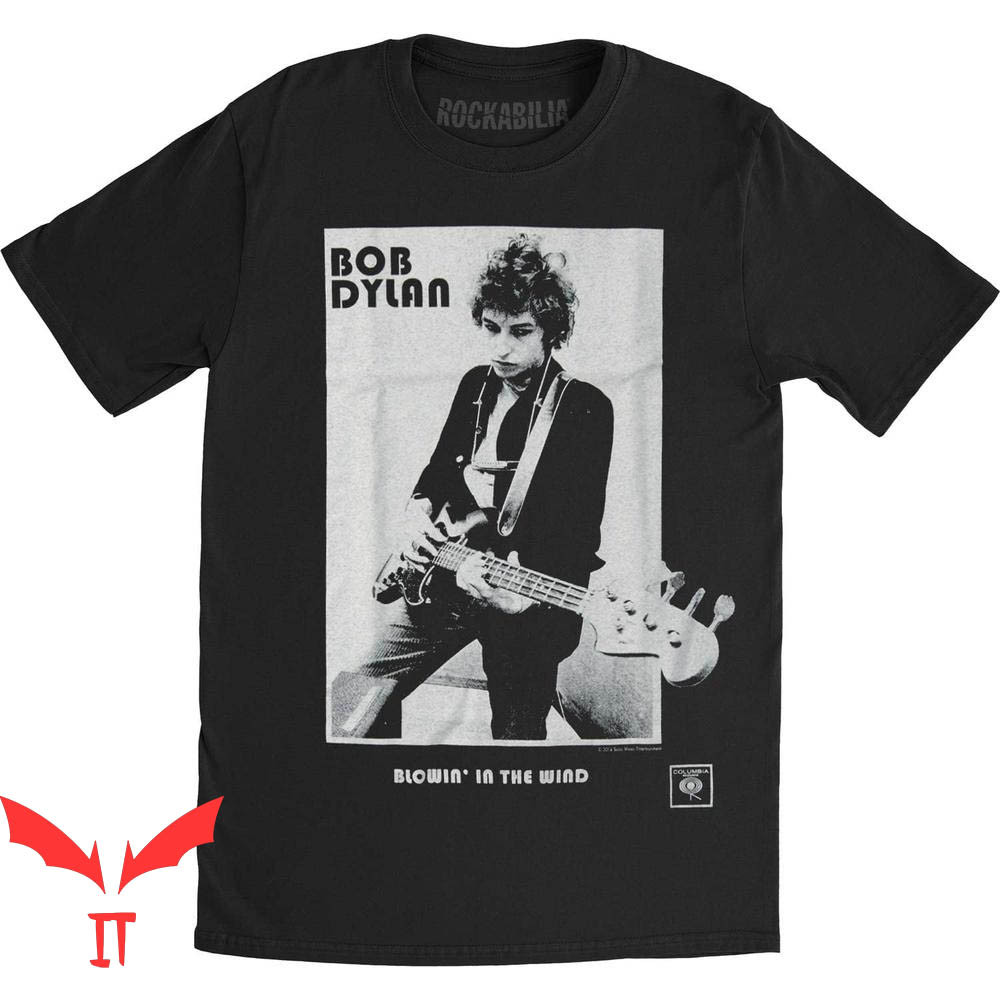 Bob Dylan T-Shirt Blowing In The Wind Slim Fit Singer.jpg
