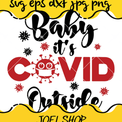 baby its covid outside svg  christmas svg  xmas svg