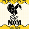 Ball Mom Heart Funny Soccer Volleyball File SVG Cricut cut file, Silho.jpg