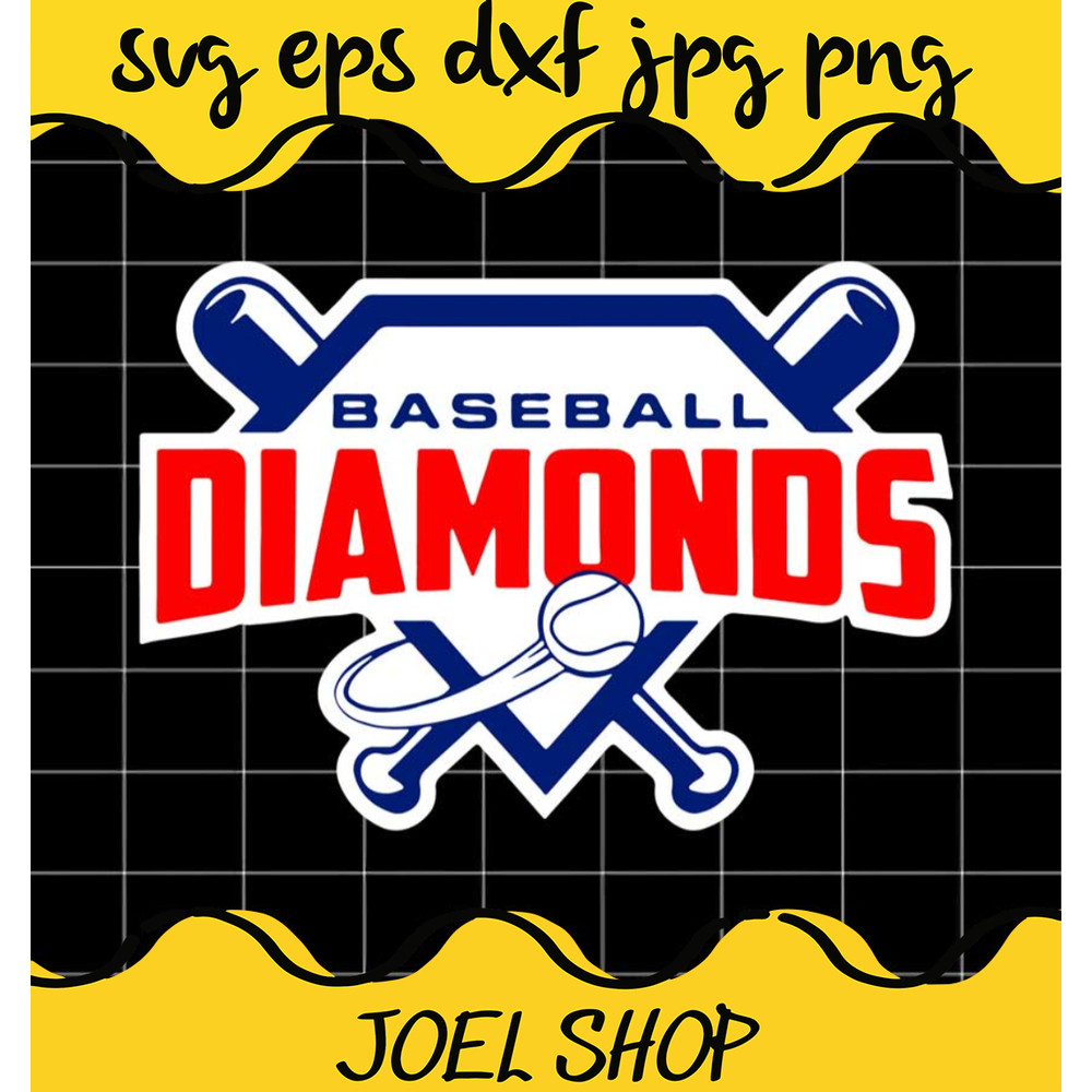 Baseball Diamonds cut file for cricut silhouette machine make craft ha.jpg