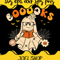 Booooks Cute Ghost PNG, Reading Library Books Halloween PNG.jpg