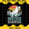 Brothersaurus T Rex Dinosaur Brother Saurus Family Matching cut file f.jpg