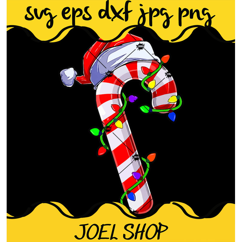 Candy Cane Crew Santa Christmas PNG, Santa Candy Crew PNG.jpg