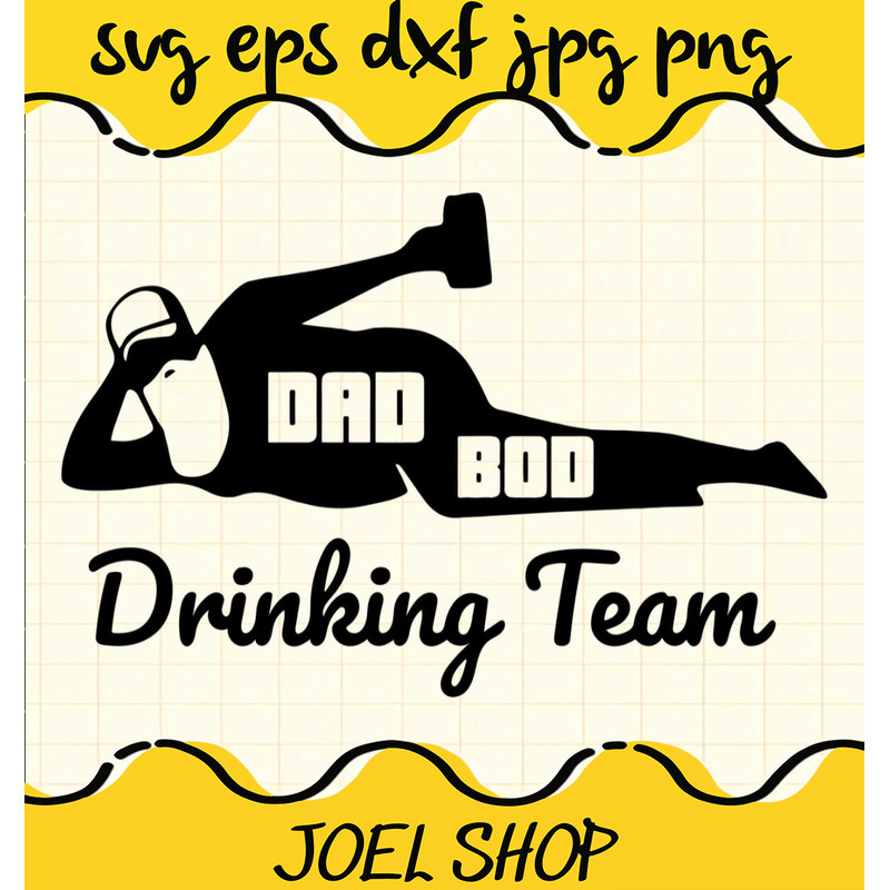 Dad Bod Drinking Team SVG High quality.jpg