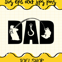dad fishing cut file for cricut silhouette machine make craft handmade