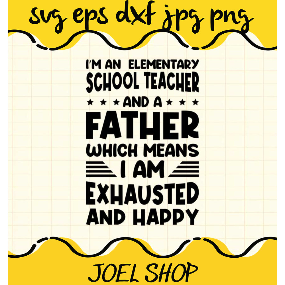 Im An Elementary School Teacher File SVG PNG EPS DXF   Cricut cut file.png