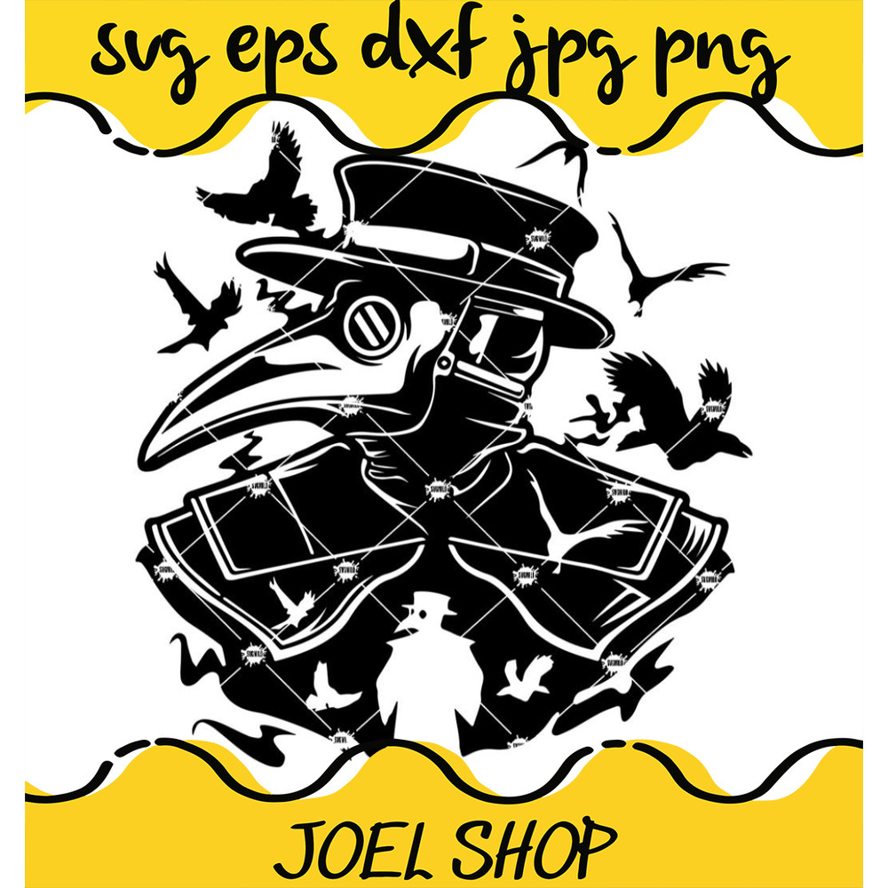 Plague Doctor Svg, Plague Svg, Doctor Crow Svg, Doctor Svg.jpg
