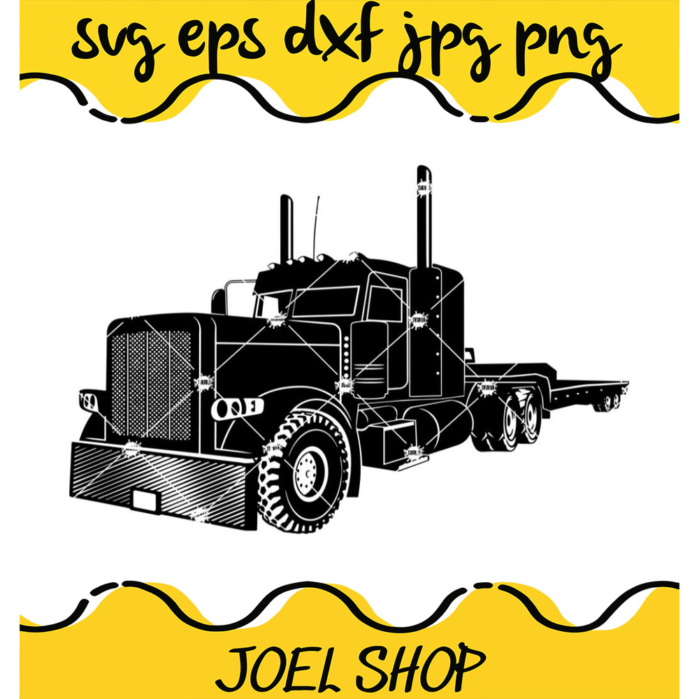 Semi Trailer Truck Svg, Truck Svg, Container Svg.jpg