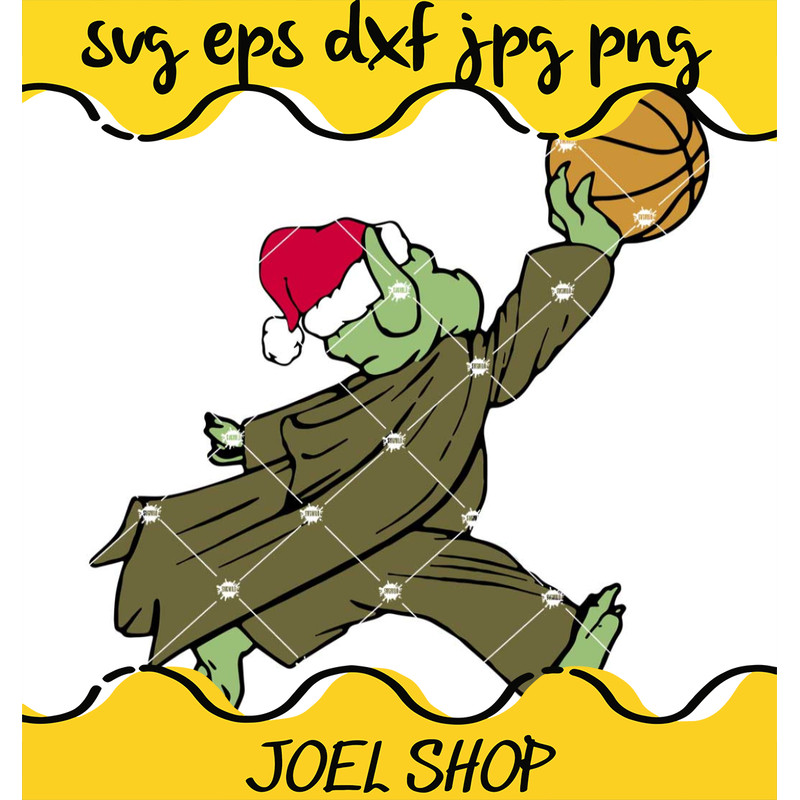 The Grinch Svg Grinch Basket Ball Svg Santa Hat Svg.jpg
